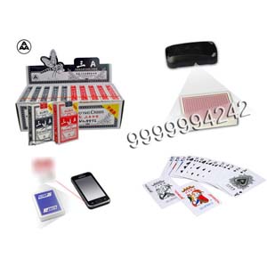 Paper Marked Poker Cards With Side Invisible Bar Codes, poker cheat card