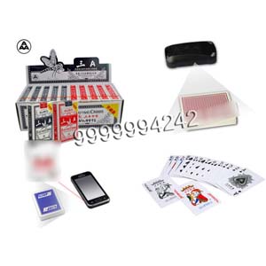 Red Blue Original Paper Cheat Playing Cards Bridge Size For Poker Analyzer