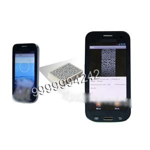 English Black Samsung Galaxy Poker Card Analyzer with Bluetooth Loop Earpiece